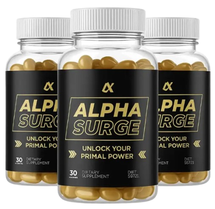 Alpha Surge Supplement Bottle